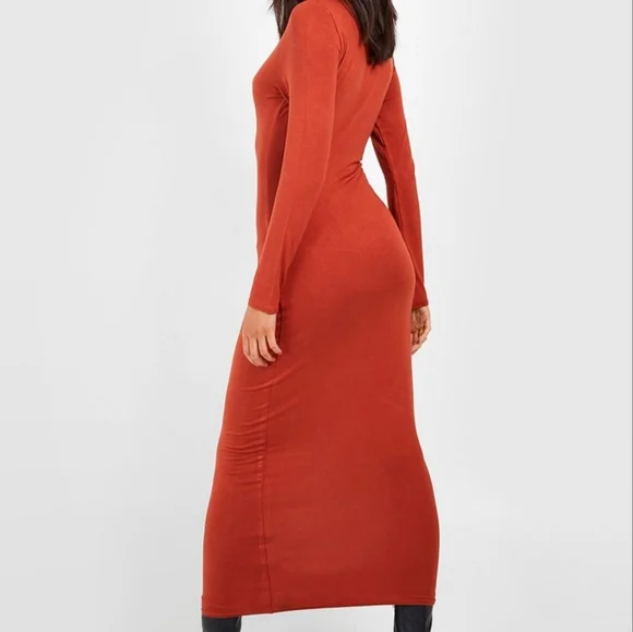 NWT Turtle Neck Long Sleeve Midi Size 14 - Picture 2 of 3